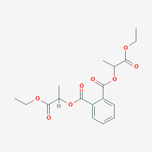 molecular formula C18H22O8 B14741205 Bis(1-ethoxy-1-oxopropan-2-yl) benzene-1,2-dicarboxylate CAS No. 5396-92-9