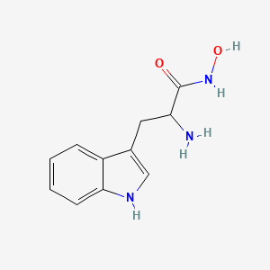 molecular formula C11H13N3O2 B14741221 Tryptophanhydroxamate CAS No. 5814-96-0