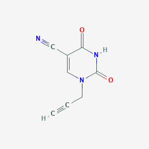 2,4-Dioxo-1-(prop-2-yn-1-yl)-1,2,3,4-tetrahydropyrimidine-5-carbonitrile