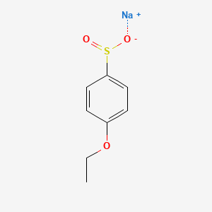 molecular formula C8H9NaO3S B1474130 4-乙氧基苯-1-亚磺酸钠 CAS No. 111243-34-6