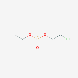 molecular formula C4H9ClO3P+ B14741357 (2-Chloroethoxy)(ethoxy)oxophosphanium CAS No. 5514-40-9
