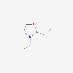 molecular formula C7H15NO B14741361 2,3-Diethyl-1,3-oxazolidine CAS No. 1630-64-4