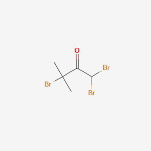 molecular formula C5H7Br3O B14741397 1,1,3-Tribromo-3-methyl-2-butanone CAS No. 1578-05-8