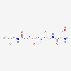 molecular formula C11H19N5O7 B14741411 L-Serylglycylglycylglycylglycine CAS No. 2543-44-4