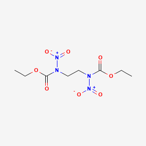molecular formula C8H14N4O8 B14741416 Diethyl 1,2-ethanediylbis(nitrocarbamate) CAS No. 2639-89-6