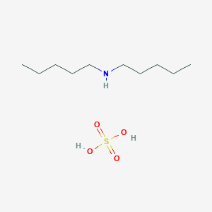 molecular formula C10H25NO4S B14741498 Sulfuric acid--N-pentylpentan-1-amine (1/1) CAS No. 5137-23-5