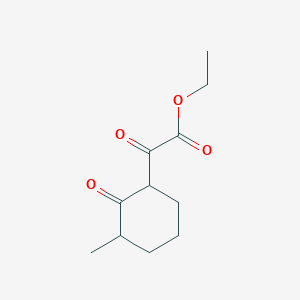 molecular formula C11H16O4 B14741516 Ethyl(3-methyl-2-oxocyclohexyl)(oxo)acetate CAS No. 5406-96-2