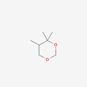 molecular formula C7H14O2 B14741529 4,4,5-Trimethyl-1,3-dioxane CAS No. 1122-03-8