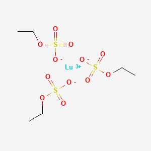 molecular formula C6H15LuO12S3 B14741544 Lutetium tris(ethyl sulfate) CAS No. 5066-25-1