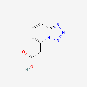 molecular formula C7H6N4O2 B14741603 Tetrazolo[1,5-a]pyridin-5-ylacetic acid CAS No. 6624-47-1