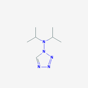 molecular formula C7H15N5 B14741604 N,N-Di(propan-2-yl)-1H-tetrazol-1-amine CAS No. 4772-43-4