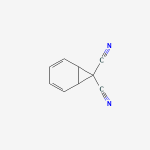 molecular formula C9H6N2 B14741639 Bicyclo[4.1.0]hepta-2,4-diene-7,7-dicarbonitrile CAS No. 1618-16-2