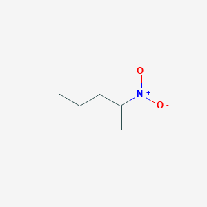 molecular formula C5H9NO2 B14741657 2-Nitro-1-pentene CAS No. 2783-13-3