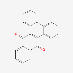 molecular formula C22H12O2 B14741682 Benzo[f]tetraphene-9,14-dione CAS No. 3228-74-8