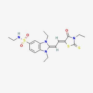 molecular formula C20H26N4O3S3 B14741695 Einecs 222-113-6 CAS No. 3351-67-5