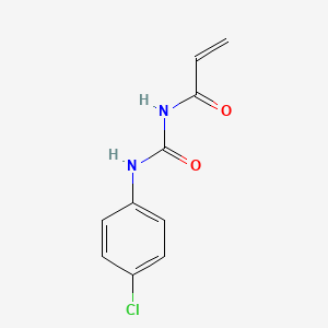 molecular formula C10H9ClN2O2 B14741698 n-[(4-Chlorophenyl)carbamoyl]prop-2-enamide CAS No. 6306-82-7