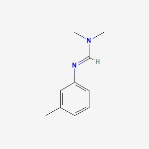 molecular formula C10H14N2 B14741729 Formamidine, N,N-dimethyl-N'-m-tolyl- CAS No. 2305-75-1