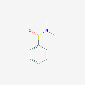 molecular formula C8H11NOS B14741774 Benzenesulfinamide, N,N-dimethyl- CAS No. 5539-54-8