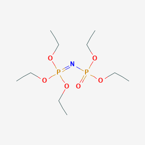 molecular formula C10H25NO6P2 B14741929 Phosphorimidic acid, (diethoxyphosphinyl)-, triethyl ester CAS No. 2397-48-0