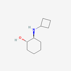 molecular formula C10H19NO B1474197 (1S,2S)-2-(cyclobutylamino)cyclohexan-1-ol CAS No. 1932301-25-1
