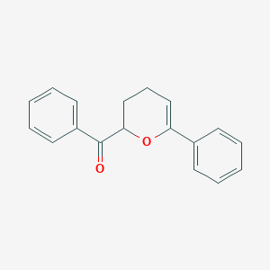 molecular formula C18H16O2 B14741989 Phenyl(6-phenyl-3,4-dihydro-2h-pyran-2-yl)methanone CAS No. 6337-36-6