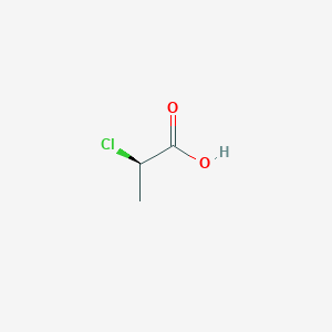 molecular formula C3H5ClO2 B014742 (R)-(+)-2-Chloropropionic acid CAS No. 7474-05-7