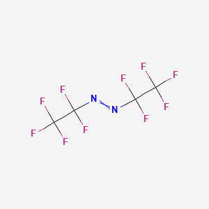 molecular formula C4F10N2 B14742001 Bis(pentafluoroethyl)diazene CAS No. 756-00-3