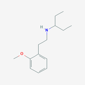 molecular formula C14H23NO B1474204 [2-(2-Methoxyphenyl)ethyl](pentan-3-yl)amine CAS No. 1499642-69-1