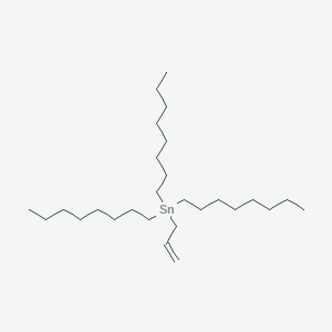 molecular formula C27H56Sn B14742057 Trioctyl(prop-2-EN-1-YL)stannane CAS No. 2319-37-1