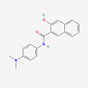 molecular formula C19H18N2O2 B14742063 n-[4-(Dimethylamino)phenyl]-3-hydroxynaphthalene-2-carboxamide CAS No. 6271-16-5
