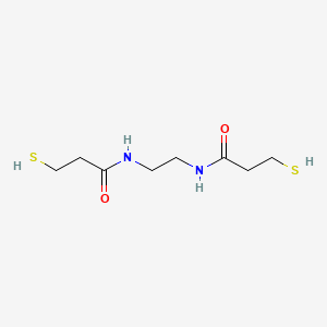 molecular formula C8H16N2O2S2 B14742076 Propanamide, N,N'-1,2-ethanediylbis[3-mercapto- CAS No. 818-41-7