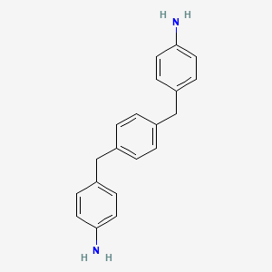 molecular formula C20H20N2 B14742079 4,4'-[1,4-Phenylenebis(methylene)]dianiline CAS No. 2811-55-4