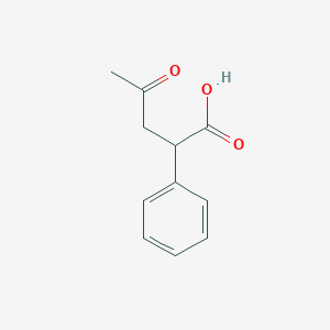 B147421 4-Oxo-2-phenylpentanoic acid CAS No. 4439-87-6
