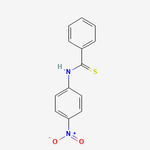 molecular formula C13H10N2O2S B14742103 N-(4-Nitrophenyl)benzenecarbothioamide CAS No. 5265-19-0