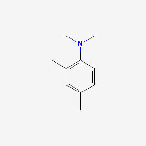 molecular formula C10H15N B14742281 N,N,2,4-Tetramethylbenzenamine CAS No. 769-53-9