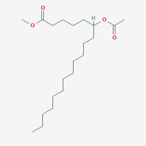 molecular formula C21H40O4 B14742291 Methyl 6-(acetyloxy)octadecanoate CAS No. 2379-95-5