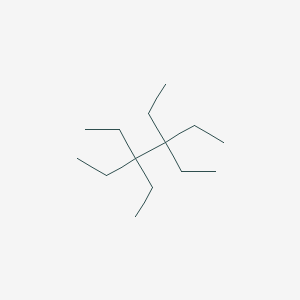 molecular formula C14H30 B14742381 Hexane, 3,3,4,4-tetraethyl- CAS No. 5171-86-8