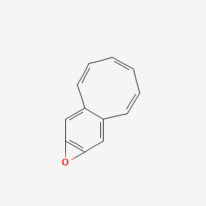 molecular formula C12H8O B14742414 Cycloocta[4,5]benzo[1,2-B]oxirene CAS No. 540-46-5