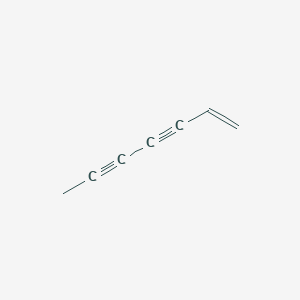 molecular formula C7H6 B14742427 Hept-1-ene-3,5-diyne CAS No. 6065-86-7