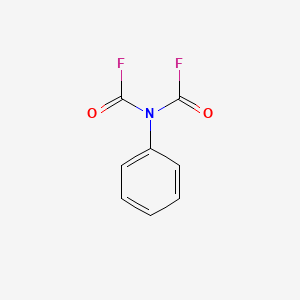 molecular formula C8H5F2NO2 B14742457 N-carbonofluoridoyl-N-phenylcarbamoyl fluoride CAS No. 655-33-4