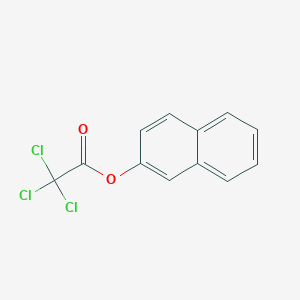 molecular formula C12H7Cl3O2 B14742501 Trichloroacetic acid, 2-naphthyl ester 