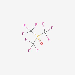 molecular formula C3F9OP B14742518 Tris(trifluoromethyl)phosphine oxide CAS No. 423-01-8