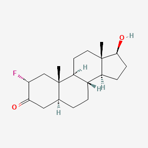 molecular formula C19H29FO2 B14742571 2alpha-Fluorodihydrotestosterone CAS No. 1649-46-3