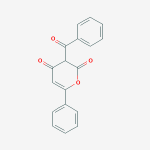 molecular formula C18H12O4 B14742592 3-Benzoyl-6-phenyl-pyran-2,4-dione CAS No. 602-98-2