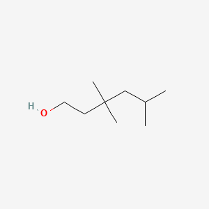 molecular formula C9H20O B14742646 3,3,5-Trimethylhexan-1-ol CAS No. 1484-87-3