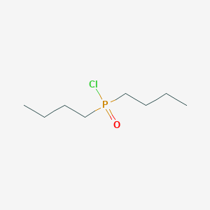 molecular formula C8H18ClOP B14742686 Phosphinic chloride, dibutyl- CAS No. 683-16-9