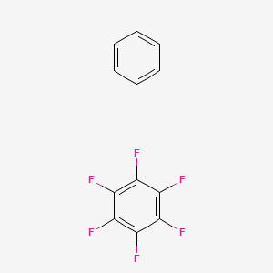 molecular formula C12H6F6 B14742710 Benzene--hexafluorobenzene (1/1) CAS No. 783-33-5