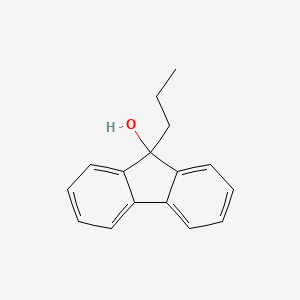 molecular formula C16H16O B14742718 9-Propyl-9h-fluoren-9-ol CAS No. 6295-67-6