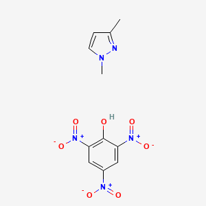 molecular formula C11H11N5O7 B14742748 1,3-Dimethylpyrazole;2,4,6-trinitrophenol CAS No. 1706-37-2