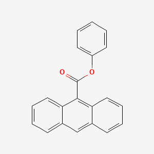 molecular formula C21H14O2 B14742768 Phenyl anthracene-9-carboxylate CAS No. 1503-84-0